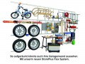 Wandhaltesystem aus Aluminium StorePlus  - NEU 