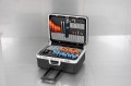 Werkzeugkoffer Basic, aus schlagfestem ABS-Material mit Trolley