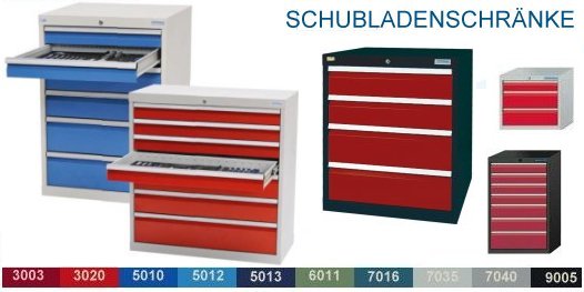 Schubladenschr�nke
