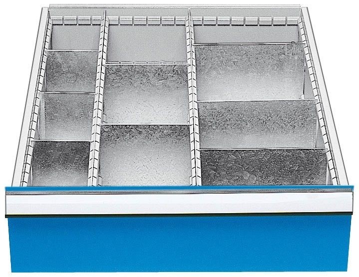 Schubladeneinsatz geeignet für Schubladen mit BLH 50, 11 Fächer